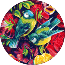Кат. № 1137, Габлен "Пиленца и цветя"