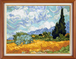 X-137, Wheat Field with Cypresses, V. van Gogh