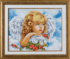 Art. � 1408 - Finished cross stitch for sale: "Heaven angel" 