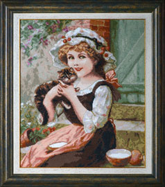 X-805, Girl with a kitten